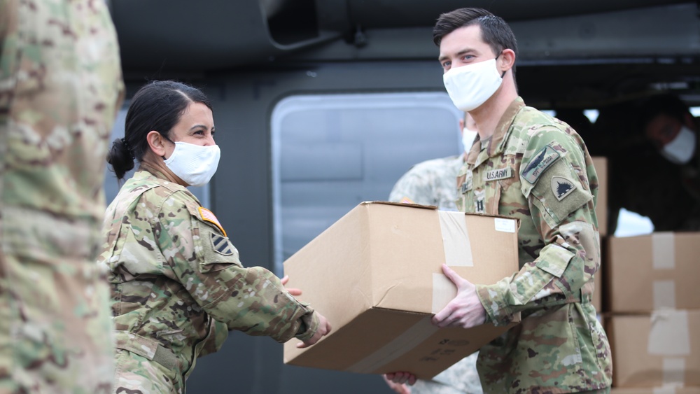 DCNG Mission Transports Protective Masks for District