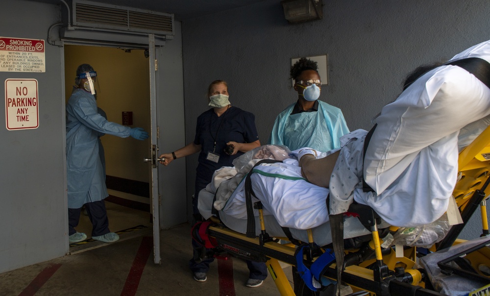 USNS Mercy Medical Support at Skilled Nursing Facility Orange County