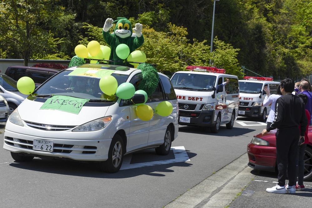 Yokosuka’s Ikego Elementary School Hosts Month of the Military Child Motorcade