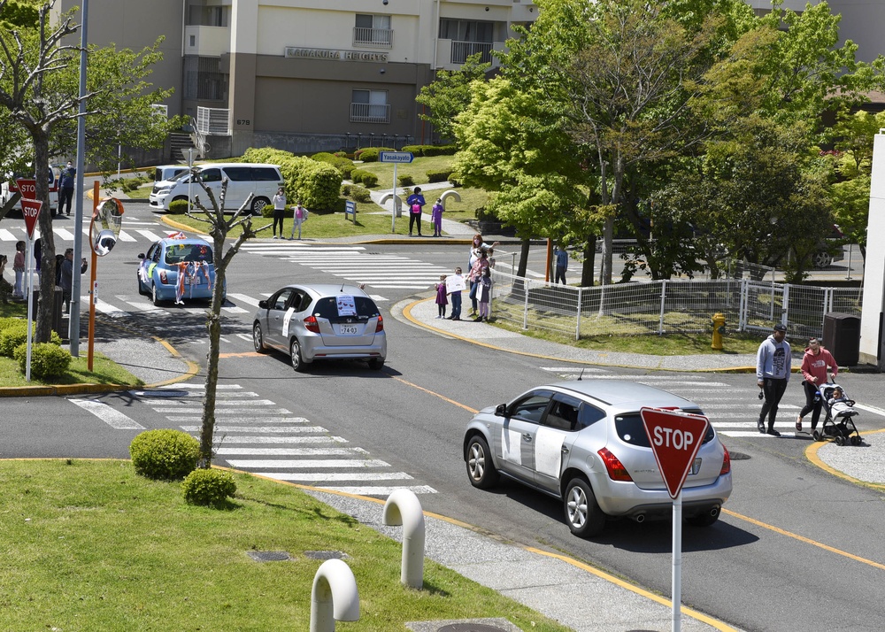 Yokosuka’s Ikego Elementary School Hosts Month of the Military Child Motorcade