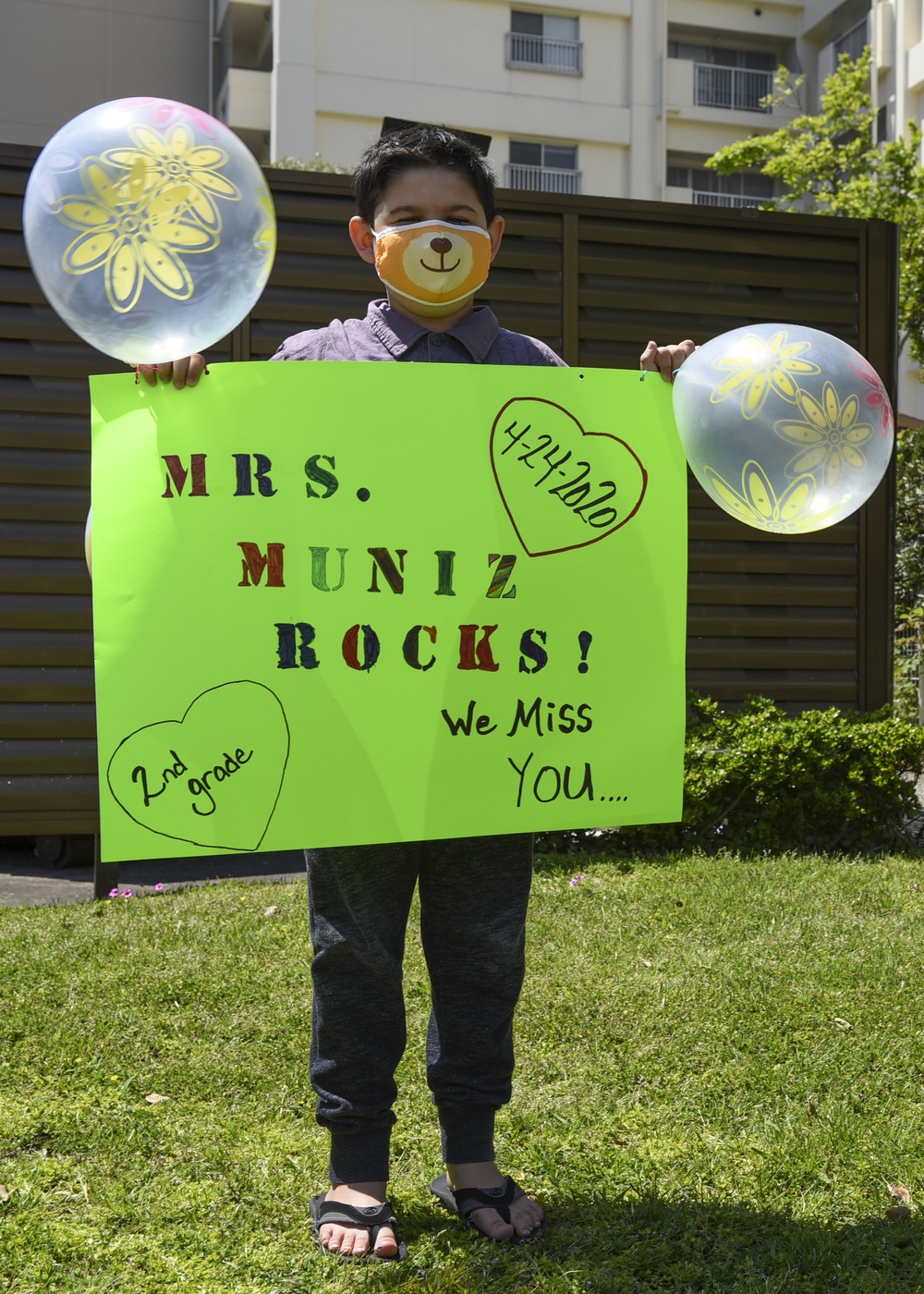 Yokosuka’s Ikego Elementary School Hosts Month of the Military Child Motorcade