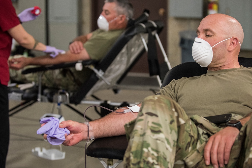 Idaho National Guard continues to give with blood drive