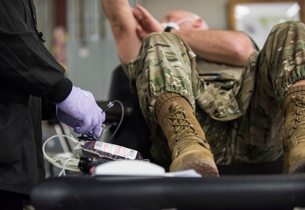Idaho National Guard continues to give with blood drive