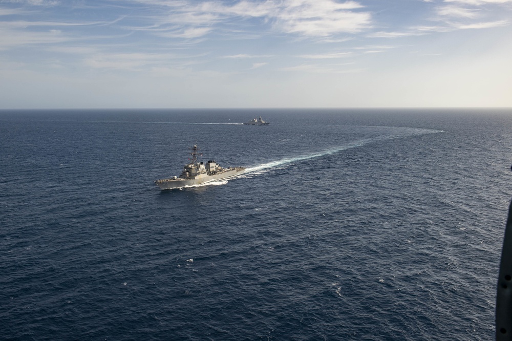 Ike Conducts Operations in the Mediterranean Sea