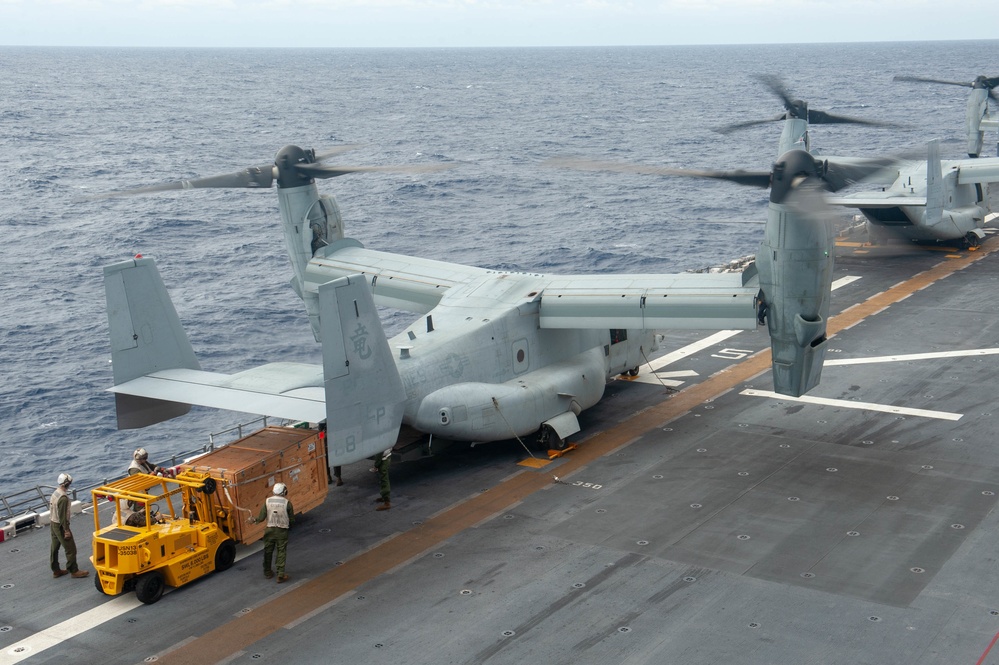 USS America (LHA 6) Conducts Flight Operations April 27, 2020