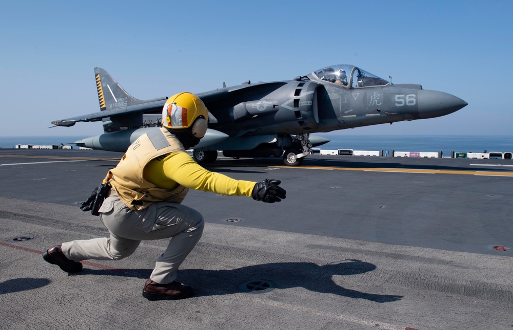 Flight operations aboard USS Bataan (LHD 5)
