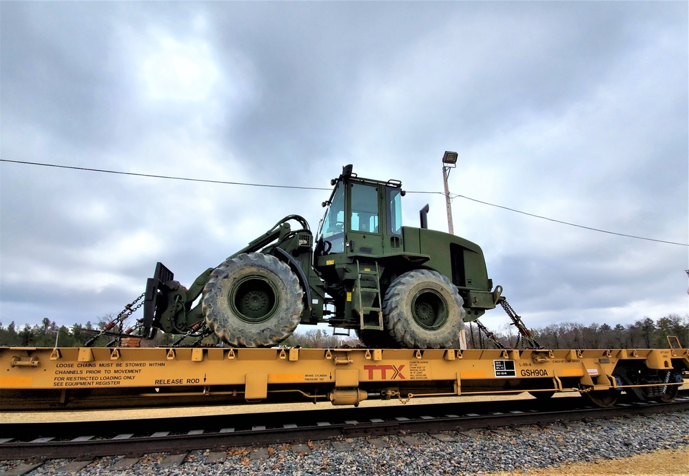 Fort McCoy supports rail movement for deploying Army Reserve unit