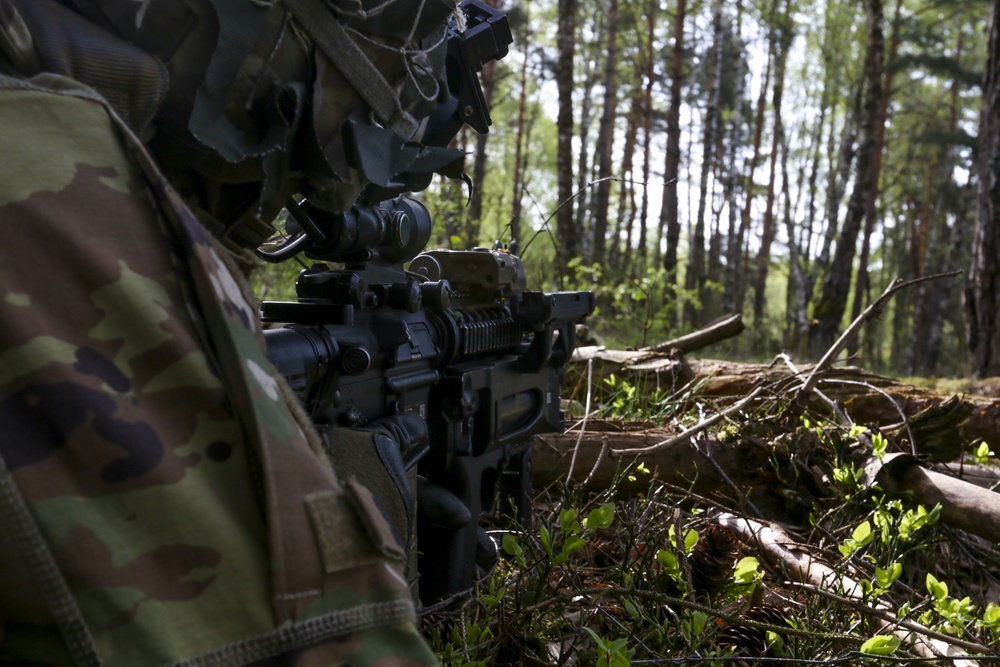 173rd Airborne Brigade conducts field exercise