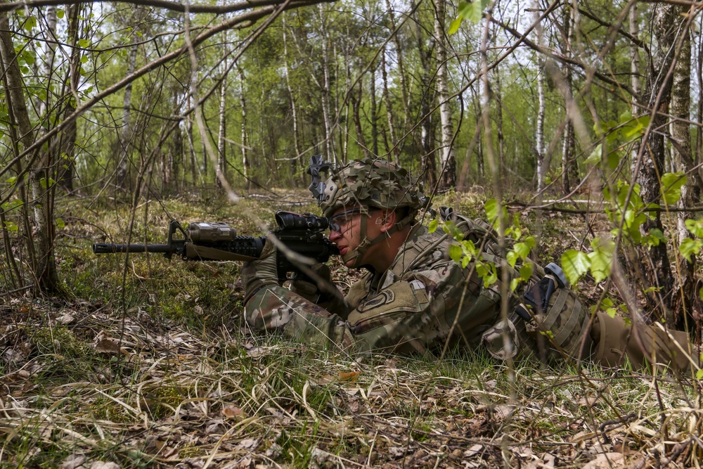 173rd Airborne Brigade conducts field exercise