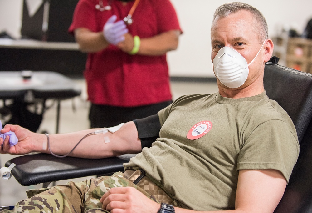 Idaho National Guard continues to give with blood drive
