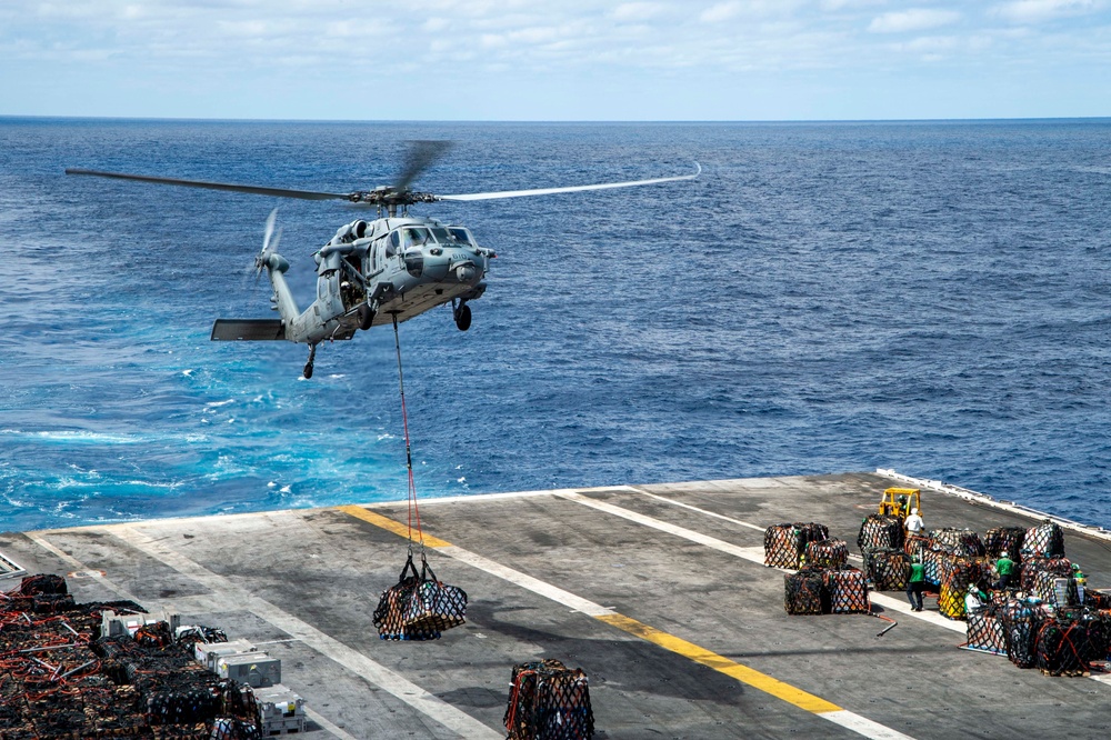 USS Harry S. Truman (CVN 75) transits the Atlantic Ocean