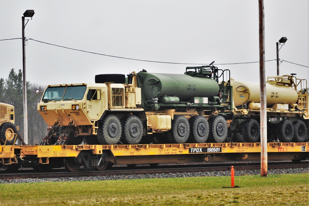 Fort McCoy supports rail movement for deploying Army Reserve unit