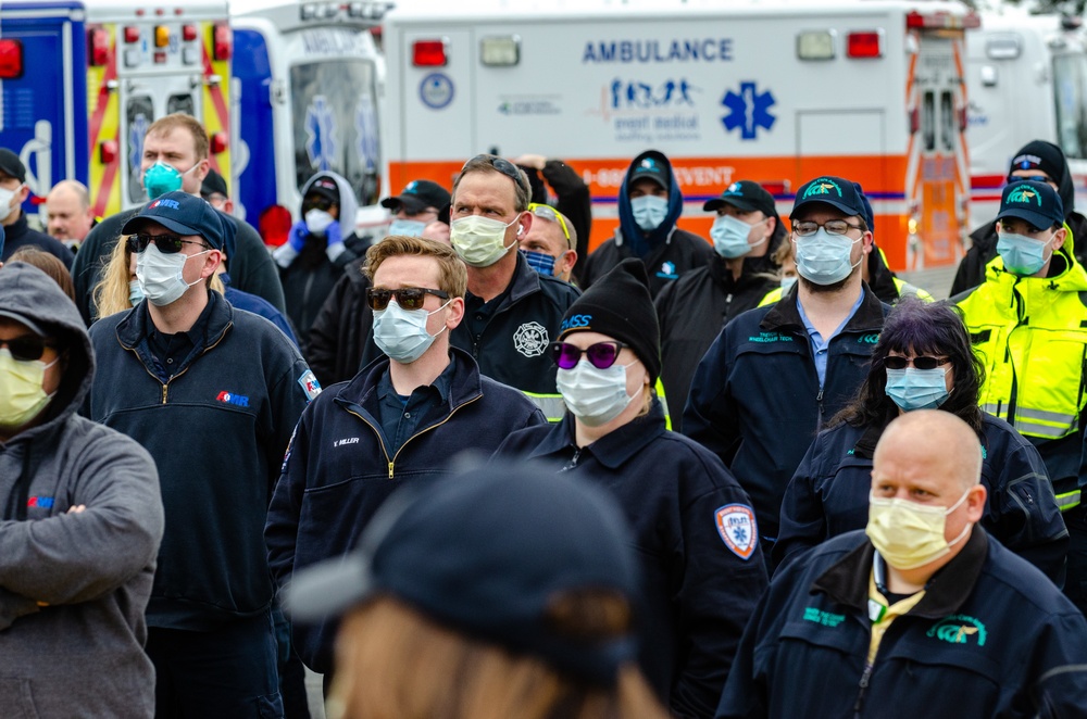 Ambulances Arrive In NJ To Support COVID-19 Response