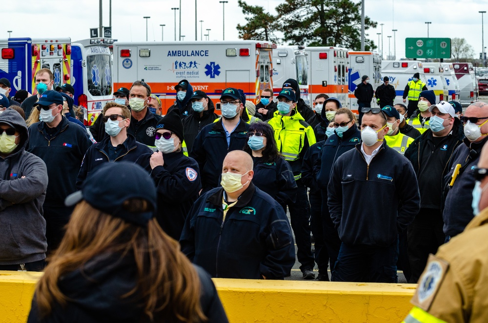 Ambulances Arrive In NJ To Support COVID-19 Response