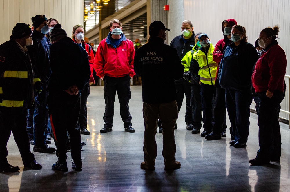 Ambulances Arrive In NJ To Support COVID-19 Response