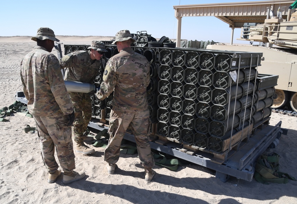 1-145th Armor qualify at gunnery