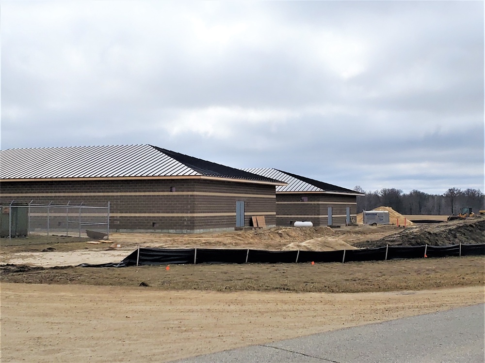 Construction on new simulations training buildings continues at Fort McCoy