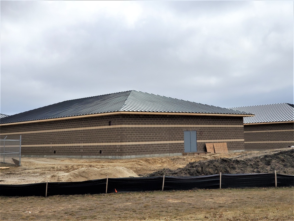 Construction on new simulations training buildings continues at Fort McCoy
