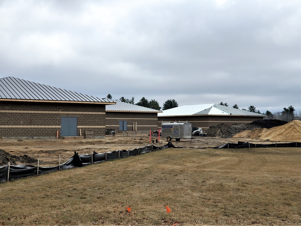 Construction on new simulations training buildings continues at Fort McCoy