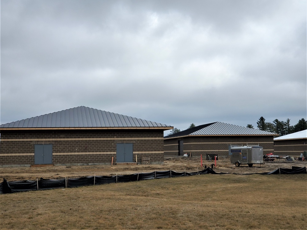 Construction on new simulations training buildings continues at Fort McCoy