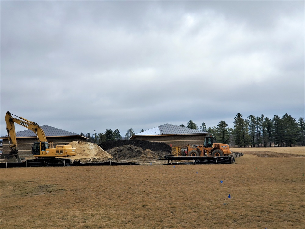 Construction on new simulations training buildings continues at Fort McCoy