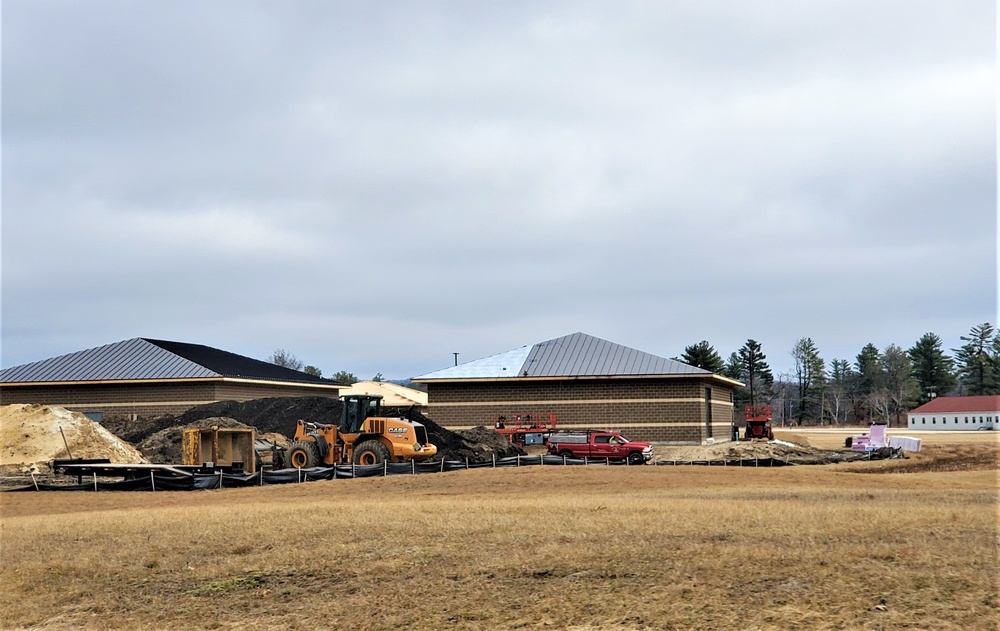 Construction on new simulations training buildings continues at Fort McCoy