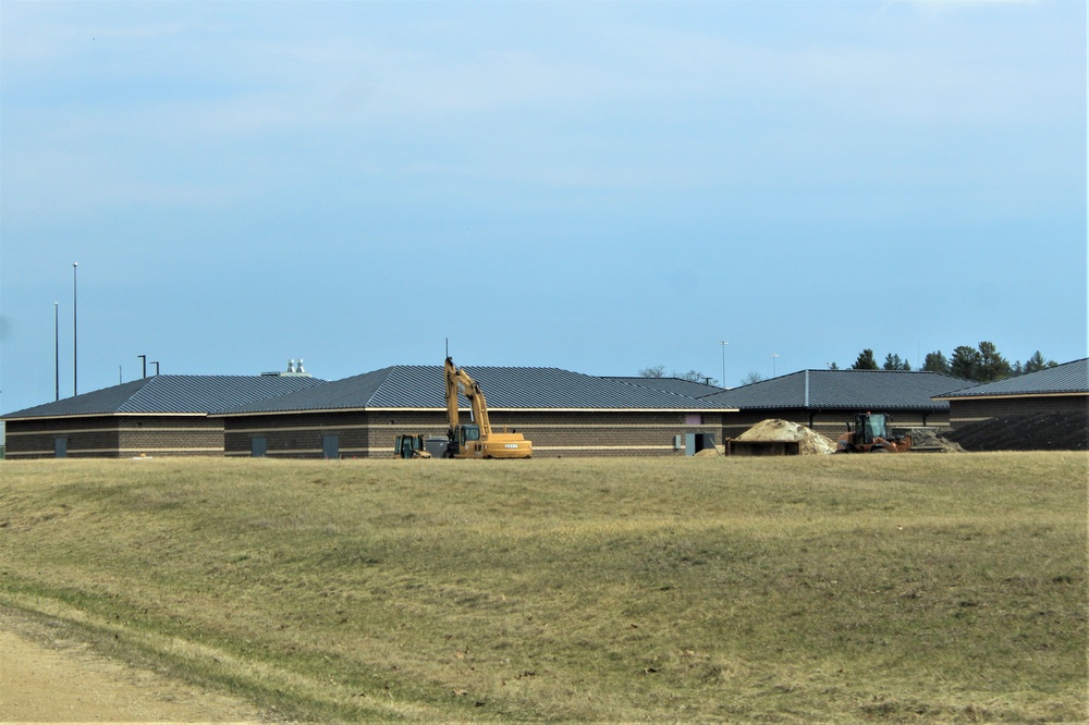 Construction on new simulations training buildings continues at Fort McCoy
