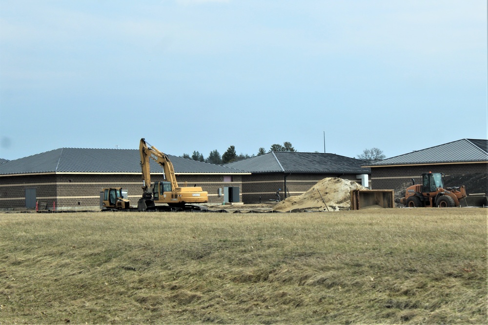 Construction on new simulations training buildings continues at Fort McCoy