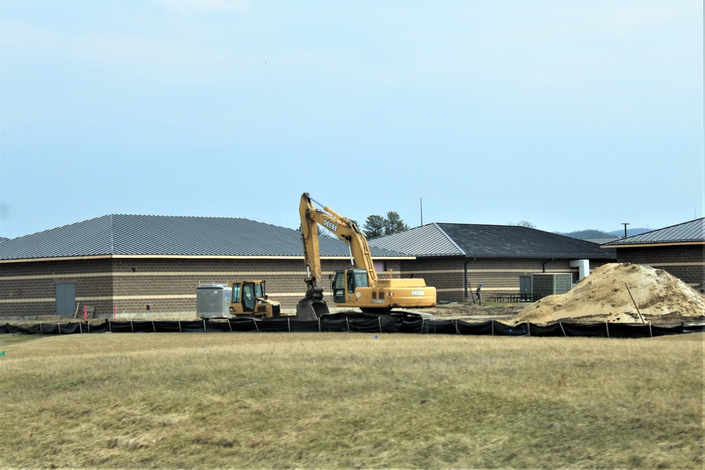 Construction on new simulations training buildings continues at Fort McCoy