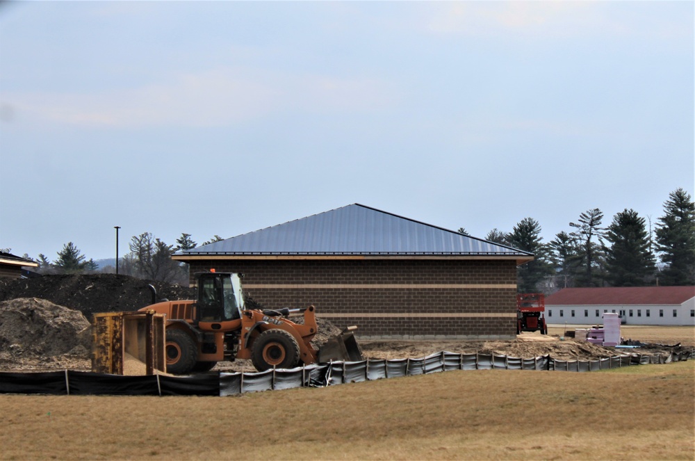 Construction on new simulations training buildings continues at Fort McCoy