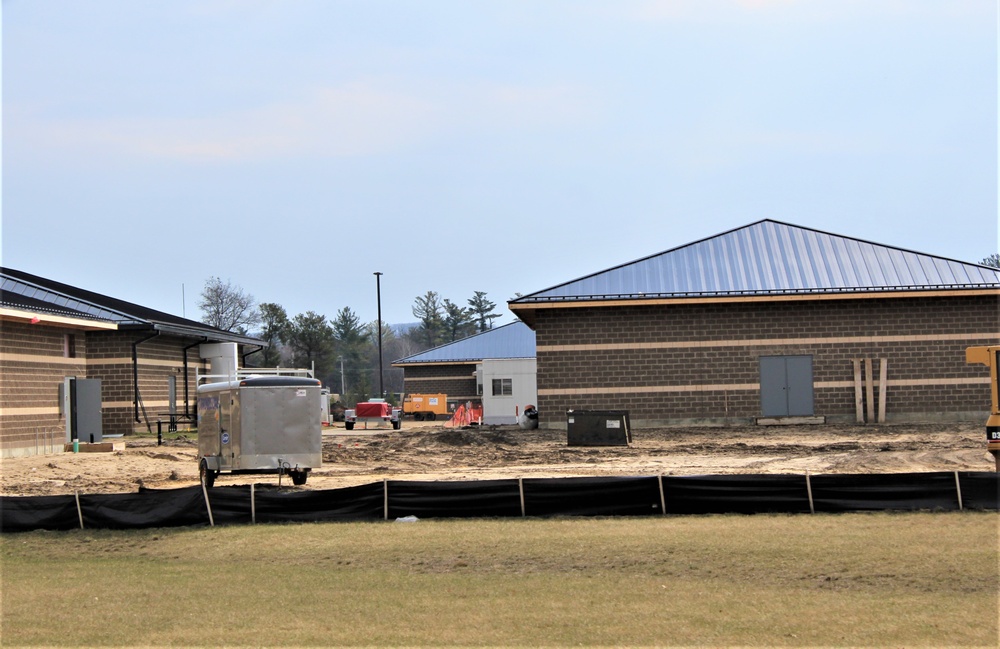 Construction on new simulations training buildings continues at Fort McCoy