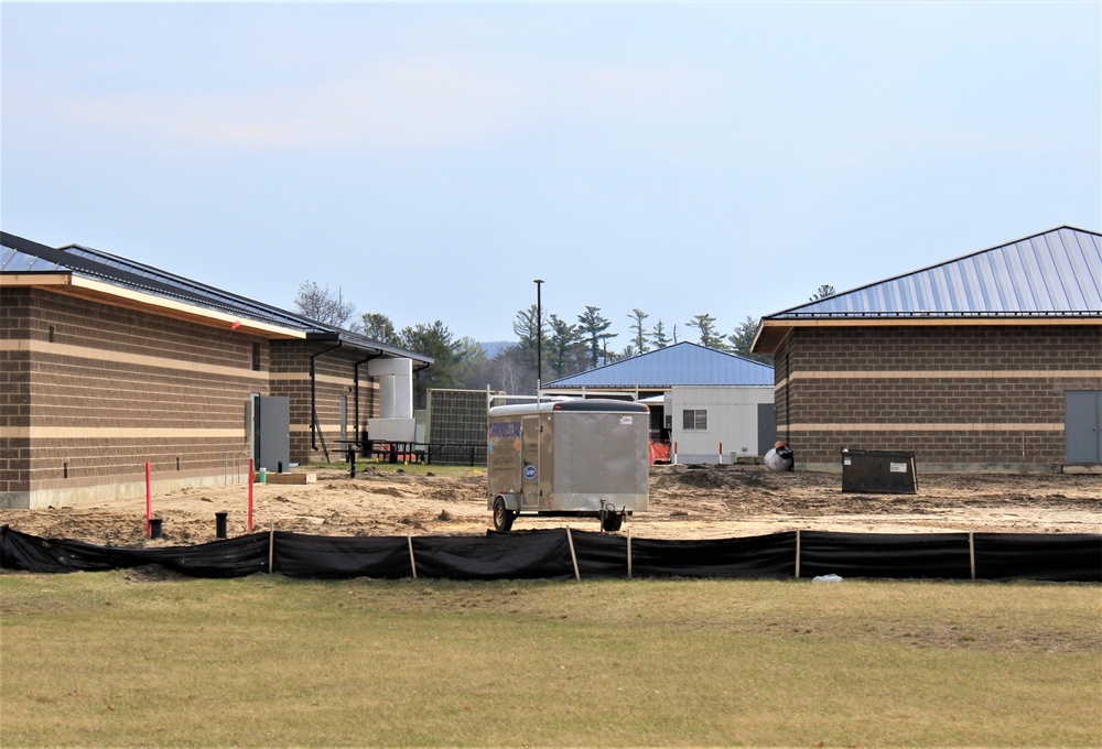 Construction on new simulations training buildings continues at Fort McCoy
