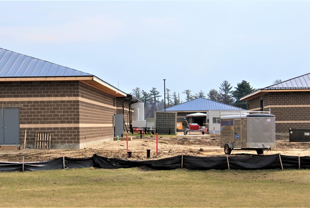 Construction on new simulations training buildings continues at Fort McCoy