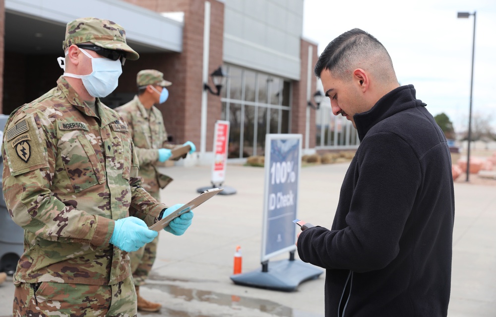 Task Force Overwatch Soldiers provide safety for community