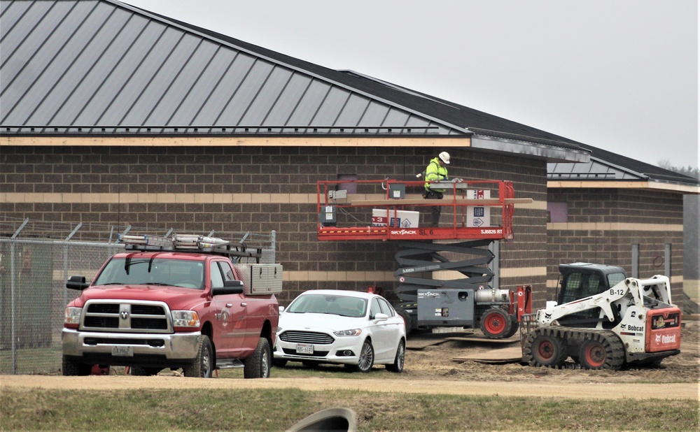 Construction on new simulations training buildings continues at Fort McCoy