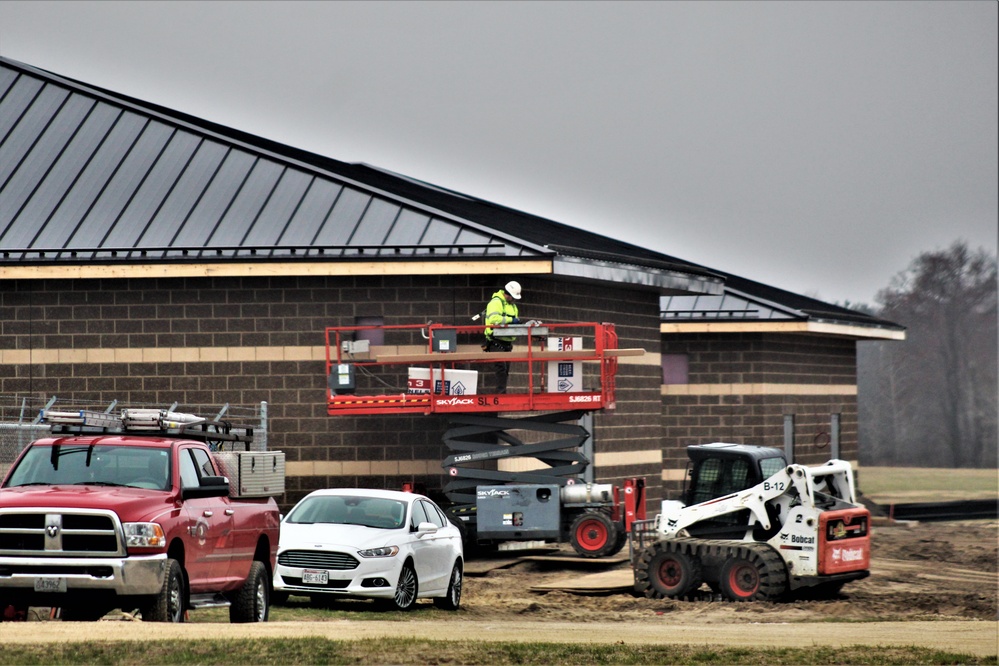 Construction on new simulations training buildings continues at Fort McCoy
