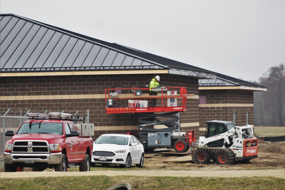 Construction on new simulations training buildings continues at Fort McCoy