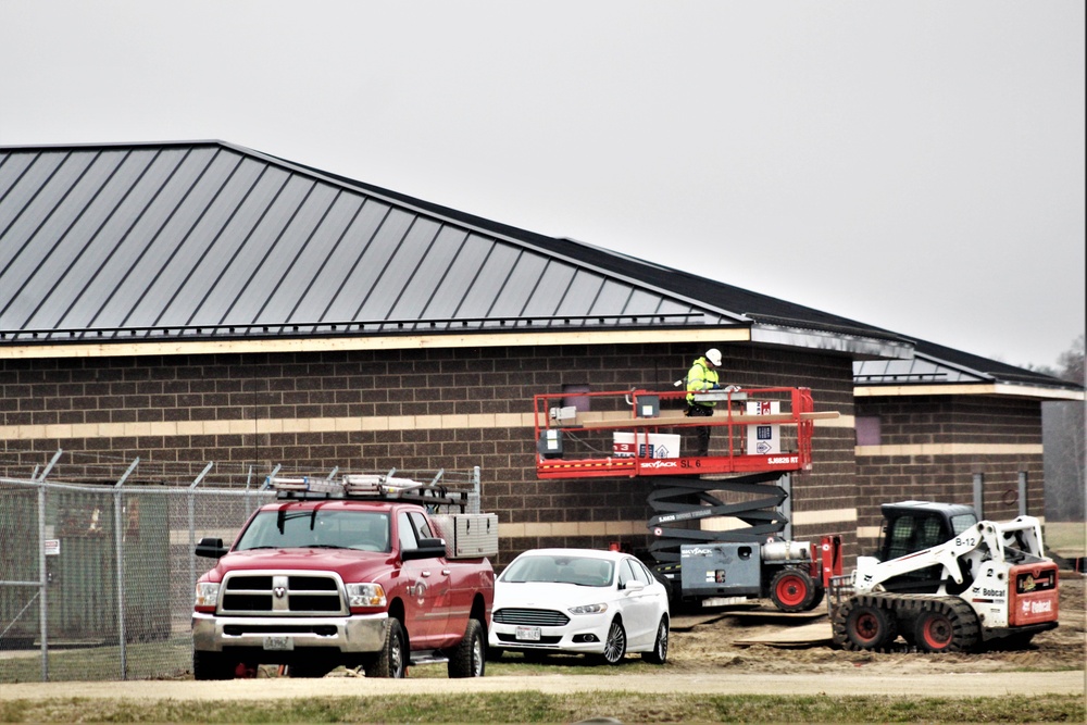 Construction on new simulations training buildings continues at Fort McCoy