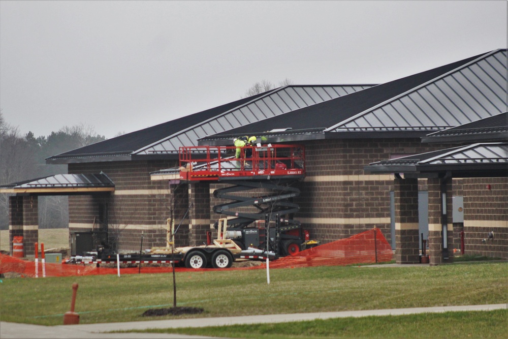 Construction on new simulations training buildings continues at Fort McCoy