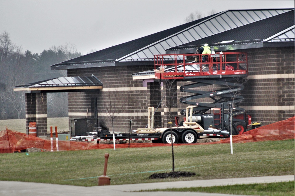 Construction on new simulations training buildings continues at Fort McCoy