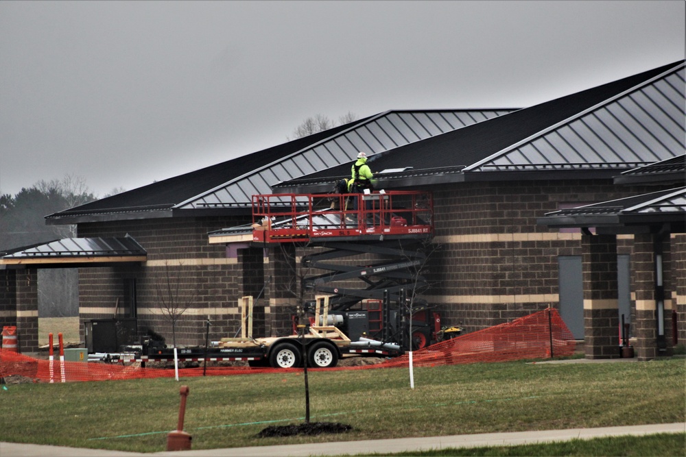 Construction on new simulations training buildings continues at Fort McCoy