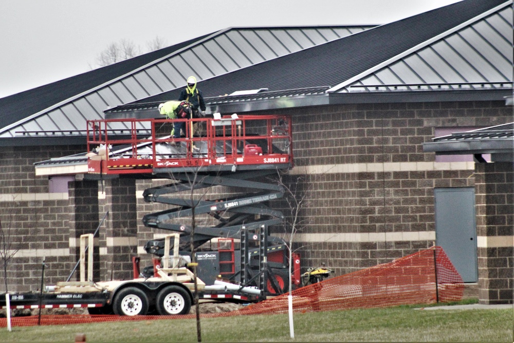 Construction on new simulations training buildings continues at Fort McCoy