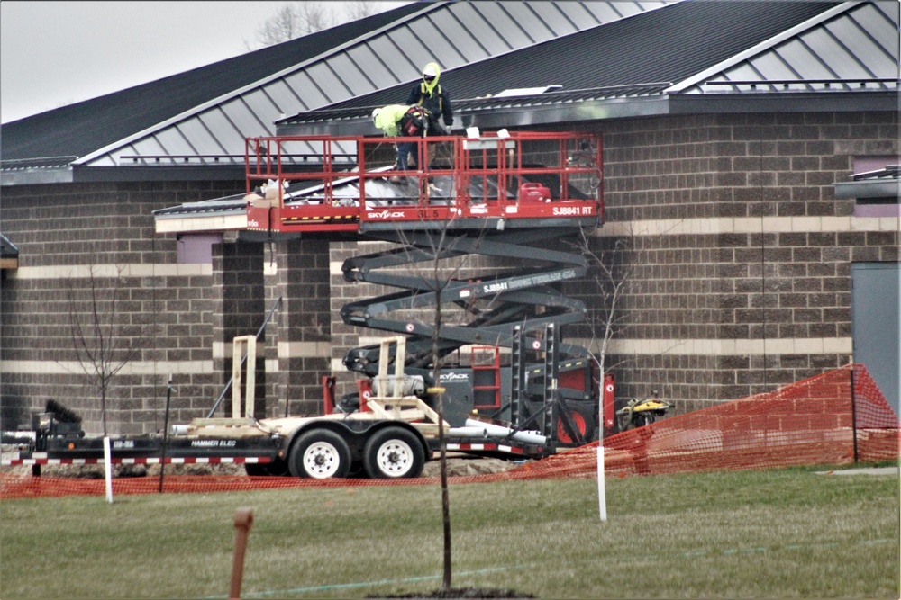 Construction on new simulations training buildings continues at Fort McCoy