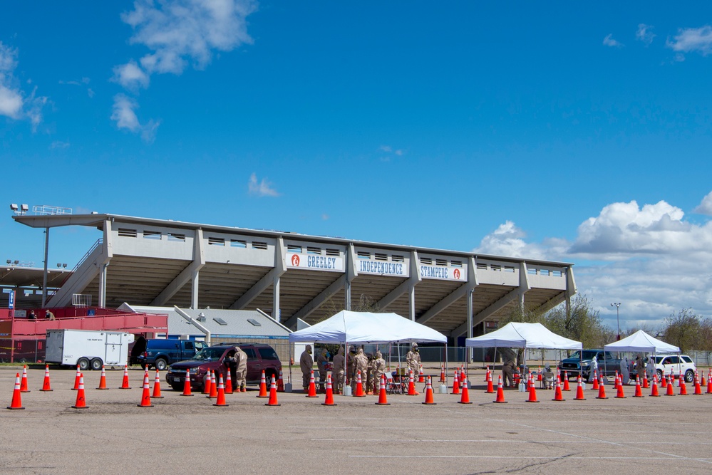 Colorado National Guard Members support the COVID-19 Response Efforts