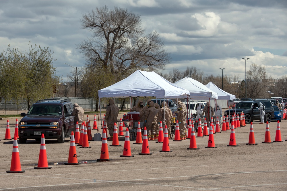 Colorado National Guard Members support the COVID-19 Response Efforts