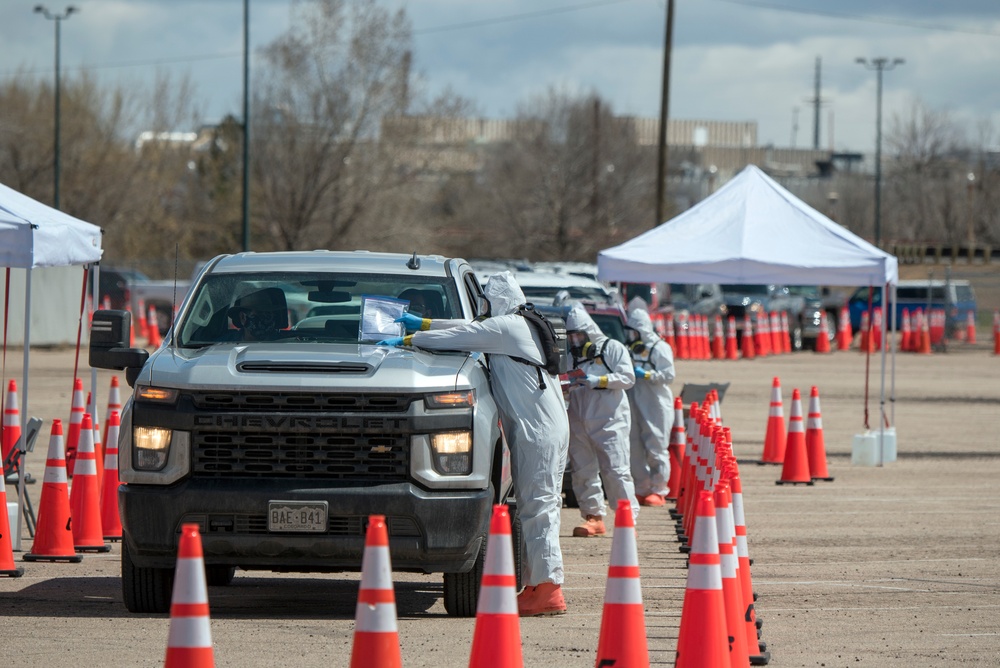 Colorado National Guard Members support the COVID-19 Response Efforts