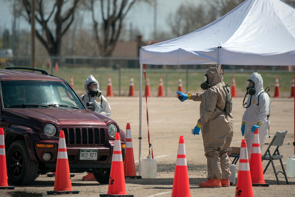 Colorado National Guard Members support the COVID-19 Response Efforts