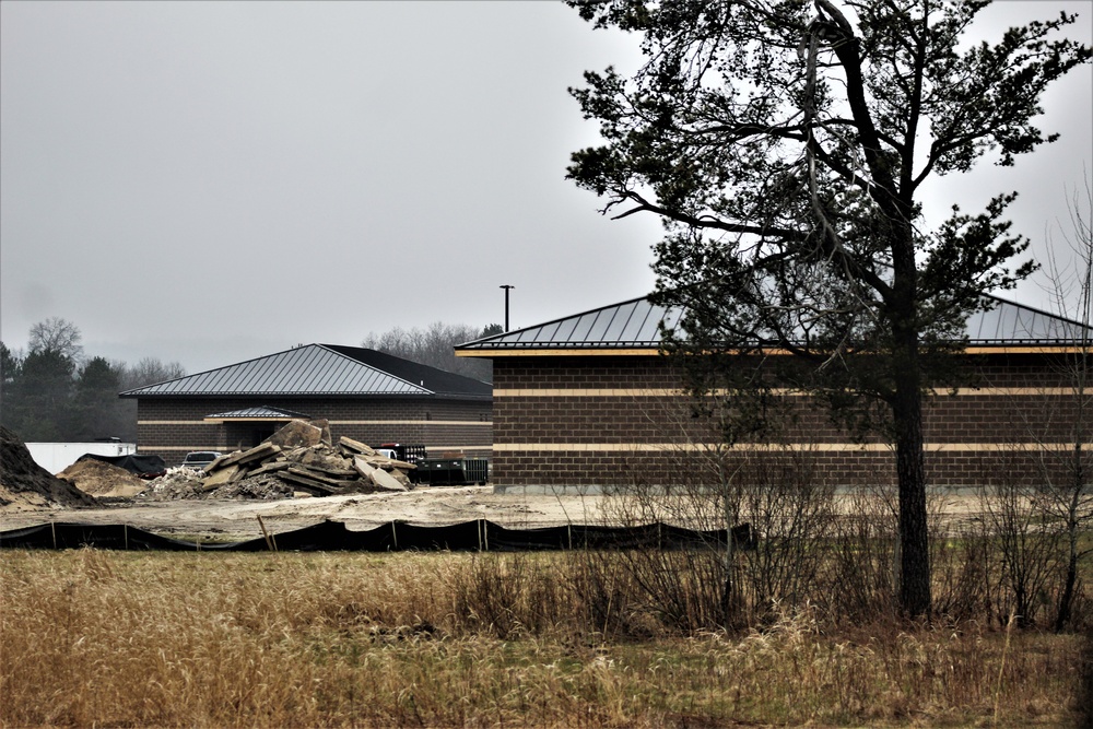 Construction on new simulations training buildings continues at Fort McCoy