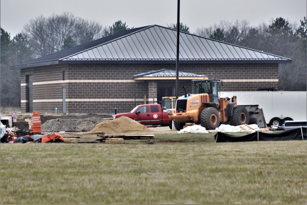Construction on new simulations training buildings continues at Fort McCoy