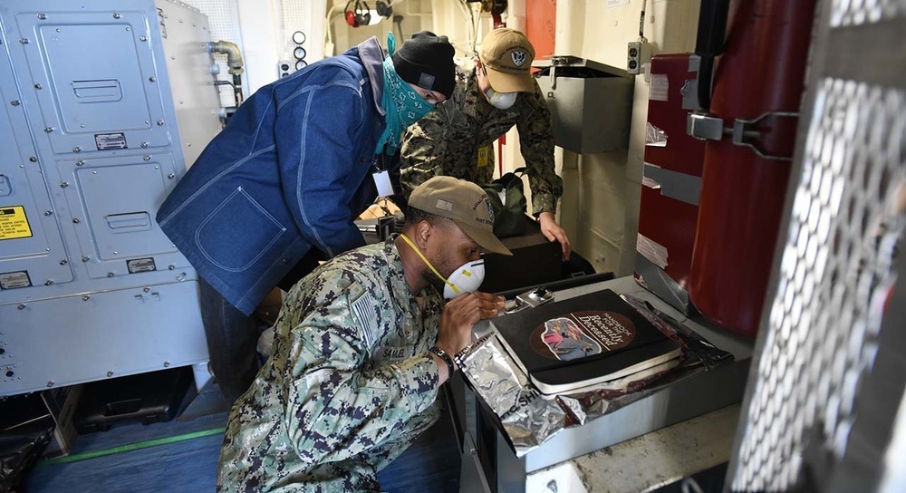 LSD 52 undergoes Combat Systems Assessment and Training at NSWC PHD